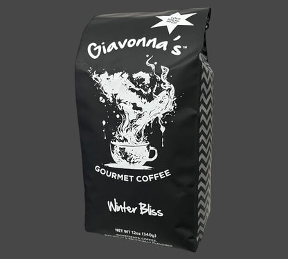 Winter Bliss Blend 12 oz. coffee infused (NFZD) with 528Hz