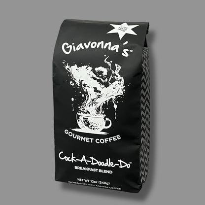 Cock-A-Doodle-Do Breakfast Blend 12 oz. Coffee infused (NFZD) with 528Hz